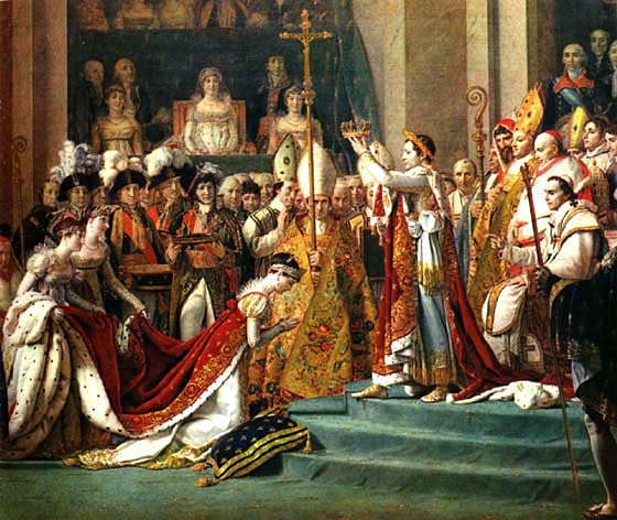 Jean-Louis David - Sacre de Napoléon et Couronnement de Joséphine