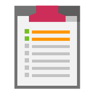 liste sur un presse-papiers liste sur un presse-papiers